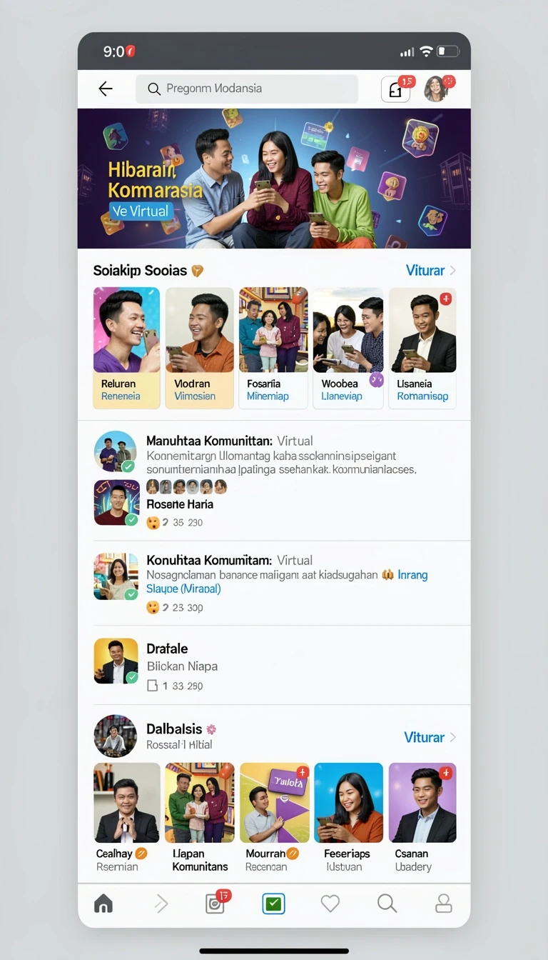 Tampilan utama aplikasi Review Aplikasi svip9 yang intuitif dan efisien.