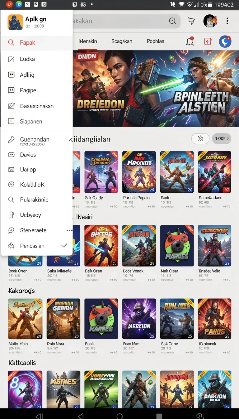 Tampilan utama aplikasi Review Aplikasi kingdom188 Versi Terbaru yang intuitif dan efisien.