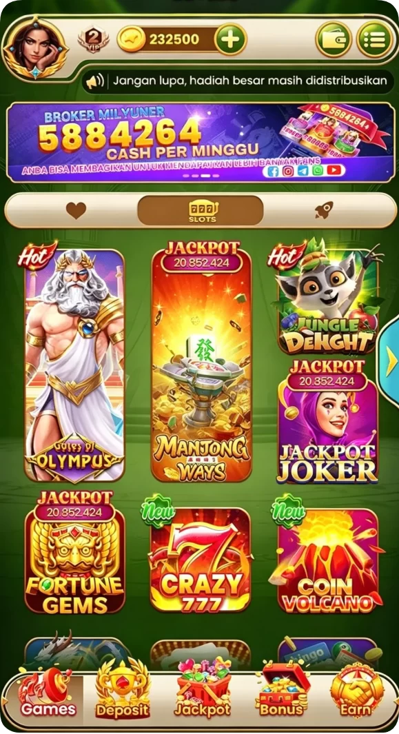 Tampilan utama aplikasi Review Aplikasi 666i yang intuitif dan efisien.