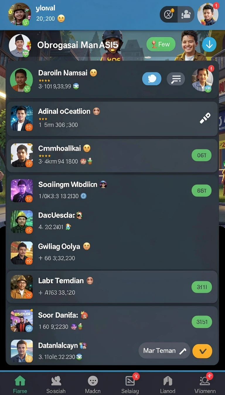 Tampilan utama aplikasi Review Aplikasi megafafa yang intuitif dan efisien.